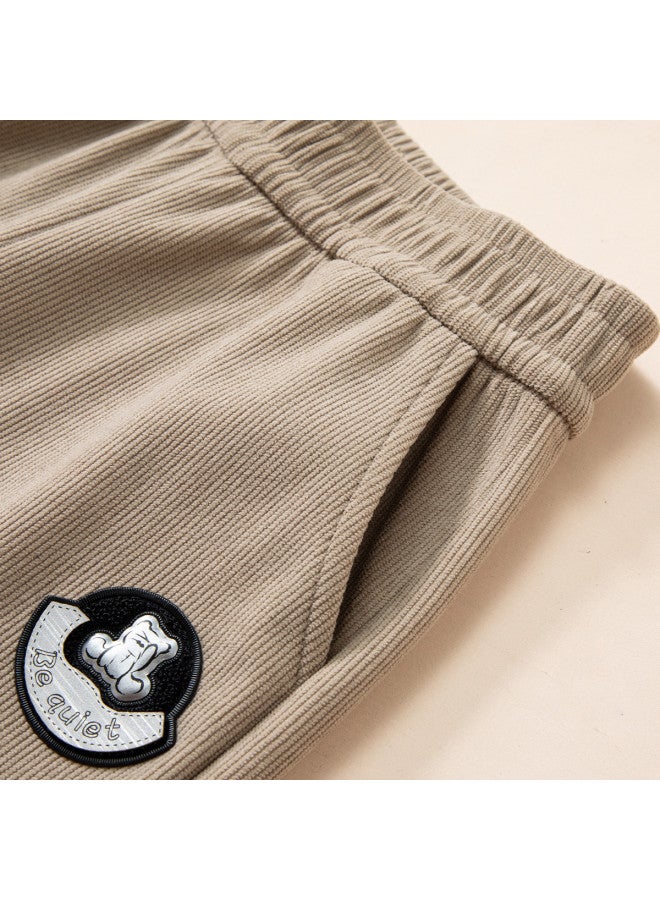 Jeanswest Simple And Comfortable Versatile Kids' Pants - Embroidered Loose-fit Casual Trousers For Boys & Girls (spring/autumn) - Image 5