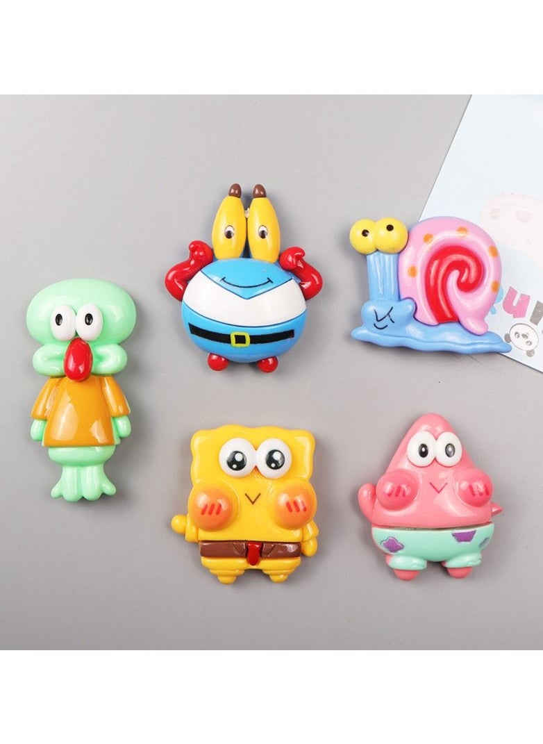 5 Pack Multipurpose Resin Magnets Fridge Magnets 3D Cartoon SpongeBob SquarePants Series Figures Set Magnets Household Fridge Magnets Home Decor - pzsku/ZC234364B5451979A60EFZ/45/_/1694054527/f984c638-9e78-48f4-a2ae-fb921bdd39ec