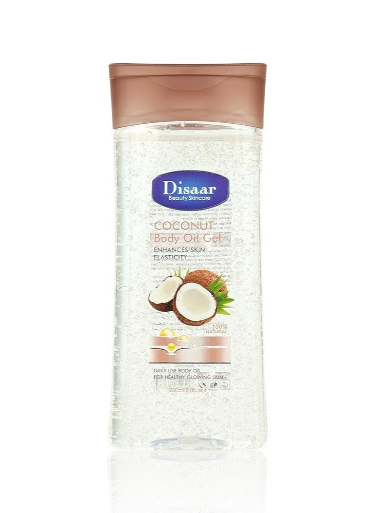 ديسار جل زيت الجسم بجوز الهند يعزز مرونة البشرة 200 مل
