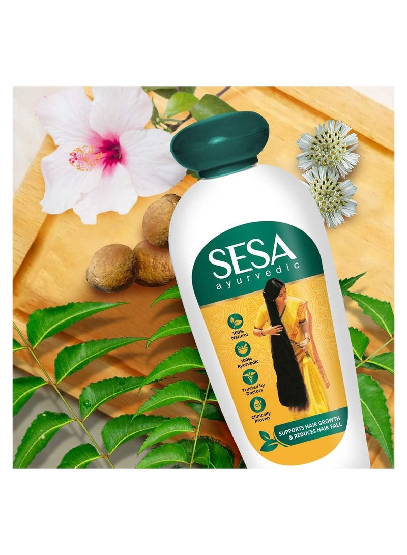 سيسا زيت الشعر الايورفيدا، يمنع تساقط الشعر، جيد لنمو الشعر 200 مل - Image 4