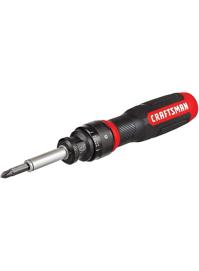 CRAFTSMAN Ratcheting Screwdriver Speeddrive 2” Double Ended Bits Included Handle Holds Up To 6 Bits Cmht68129 - Image 1