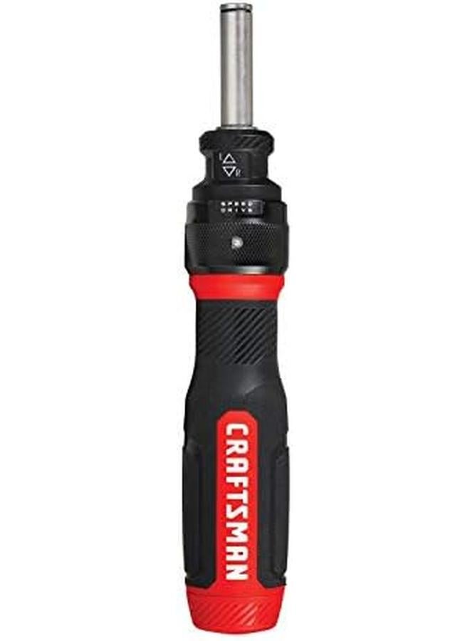 CRAFTSMAN Ratcheting Screwdriver Speeddrive 2” Double Ended Bits Included Handle Holds Up To 6 Bits Cmht68129 - Image 4