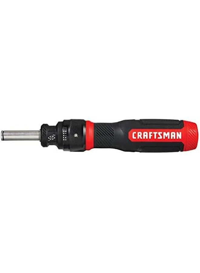 CRAFTSMAN Ratcheting Screwdriver Speeddrive 2” Double Ended Bits Included Handle Holds Up To 6 Bits Cmht68129 - Image 2