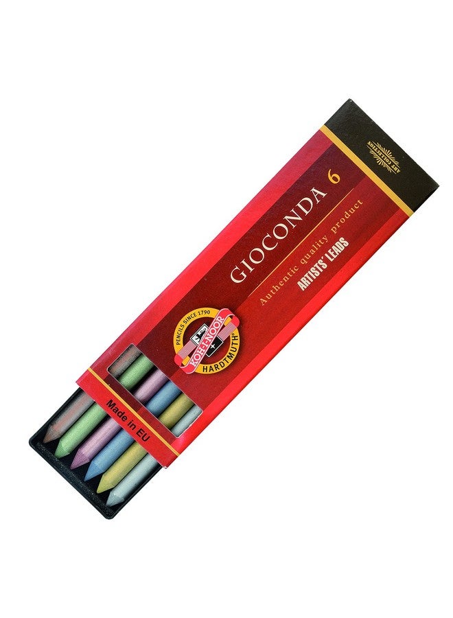 كوه-آي-نور أقلام الرصاص الملونة المعدنية من كوه-آي-نور (مجموعة من 6 قطع) - Image 1