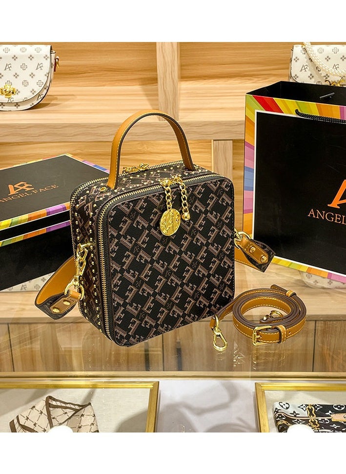 AF New Fashionable And Minimalist Hand-held Single-shoulder And Crossbody Bag 