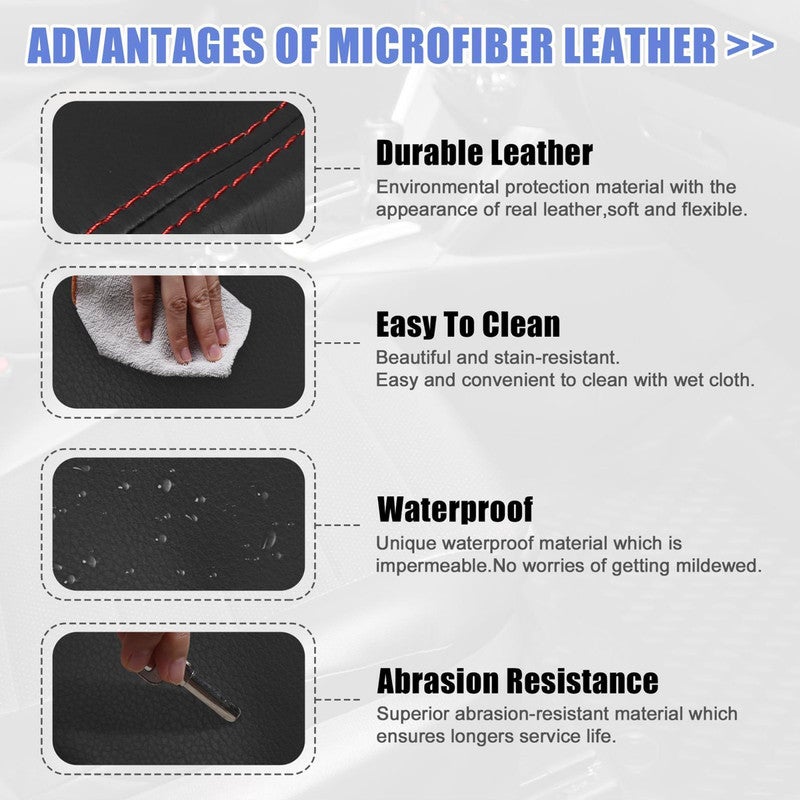 22x32CM Car Armrest Cover – Universal Waterproof Center Console Protector Pad, Durable Anti-Scratch Armrest Cushion, Easy Installation Interior Accessory - Image 4