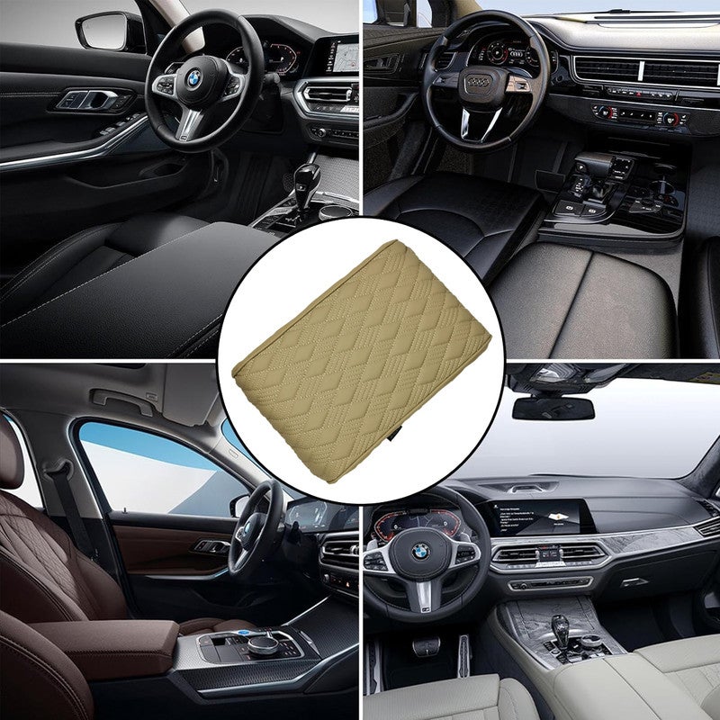 22x32CM Car Armrest Cover – Universal Waterproof Center Console Protector Pad, Durable Anti-Scratch Armrest Cushion, Easy Installation Interior Accessory - Image 2