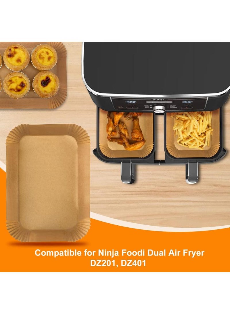 Hayat Comfort 100pcs Air Fryer Disposable Liners, Air Fryer Liners Rectangle, Air fryer Parchment Paper Liners, Air Fryer Accessories Baking Paper (22x14cm) - Image 5