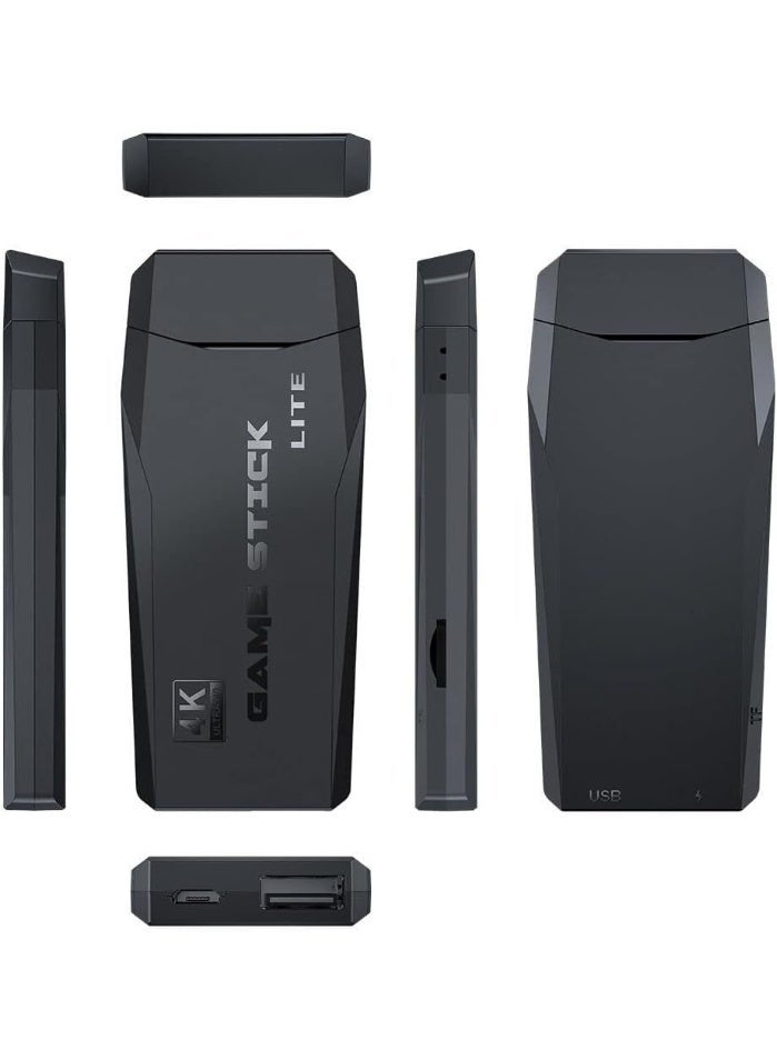 GTSOL Classic M8 Game Stick 4K Game Console with Two 2.4G Wireless Gamepads Dual Players HDMI Output Built in 3500 Classic Games Compatible with Android TV/PC/Laptop/Projector. - Image 3