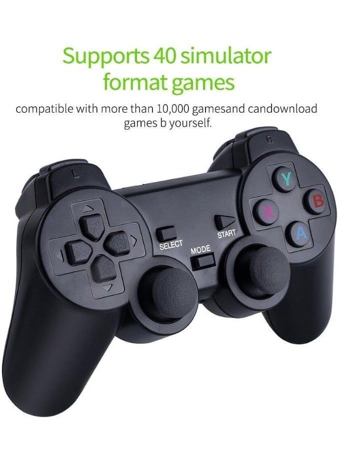 GTSOL Classic M8 Game Stick 4K Game Console with Two 2.4G Wireless Gamepads Dual Players HDMI Output Built in 3500 Classic Games Compatible with Android TV/PC/Laptop/Projector. - Image 4