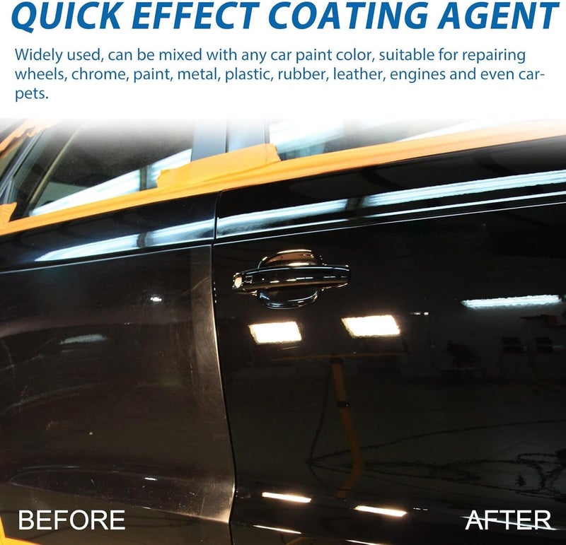 Sopami Car Coating Spray,Quick Effect Coating Agent,Quickly Coat Car Wax,Car Scratch Wax Polish Spray Waterless Wash,Oil Film Emulsion Glass Cleaner with towel (3 pcs) - Image 2