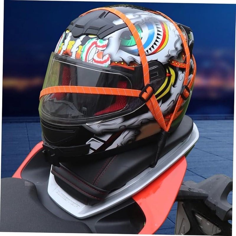 Heavy Duty Nylon Bike Rack Straps 4 Pack Elastic Cargo Luggage Tie Down Straps - Image 5