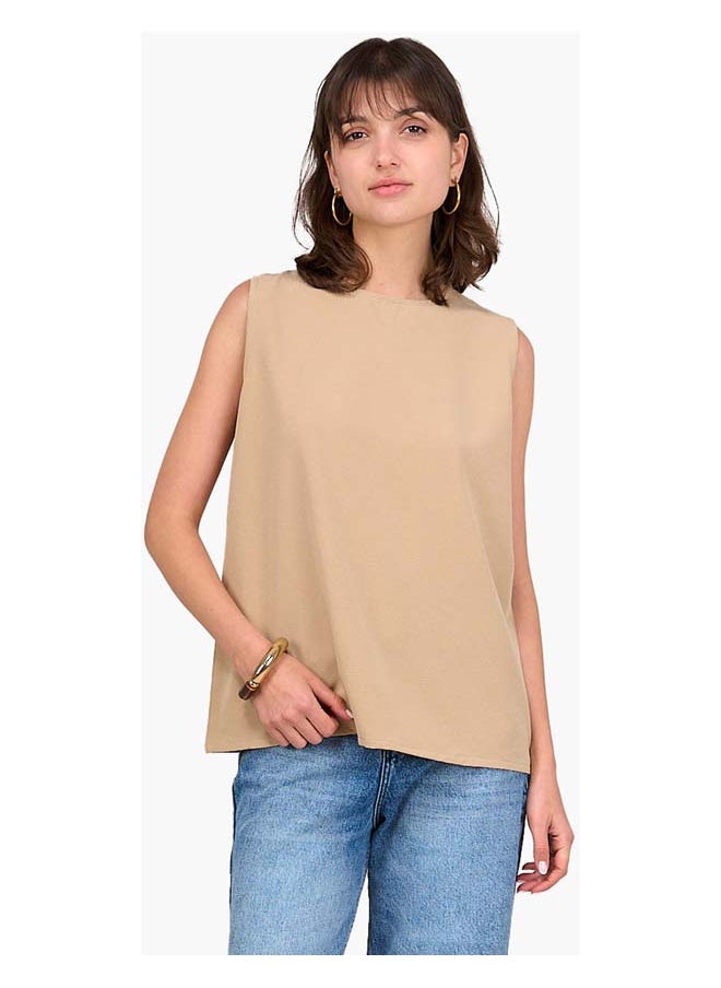 Clue Tencel Sleeveless Blouse  - Image 1