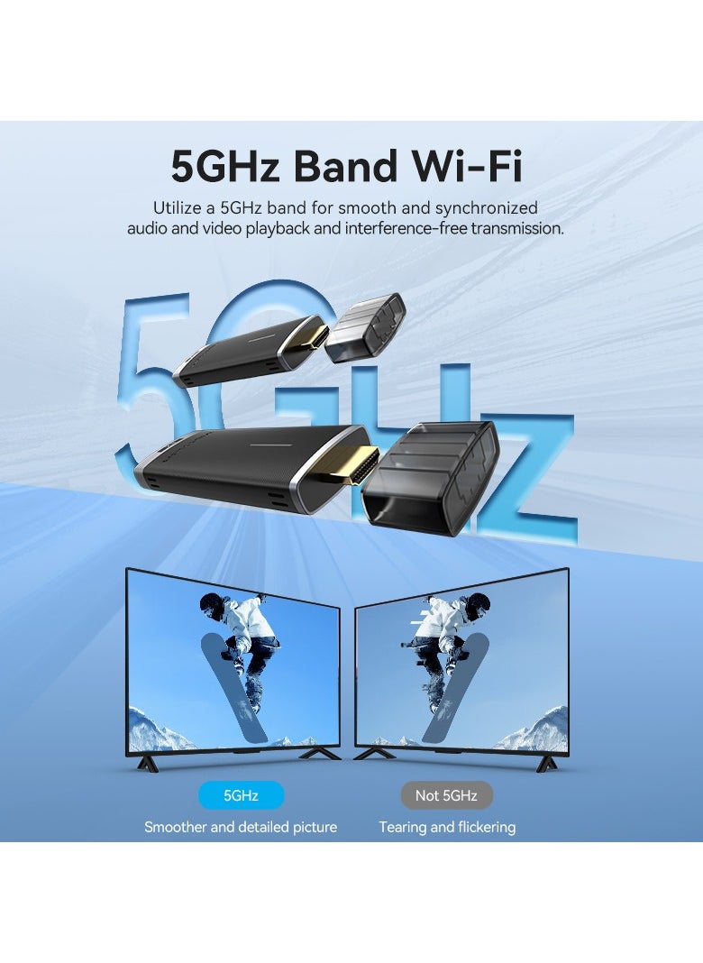 VENTION - Vention Wireless HDMI Transmitter Black - Image 1