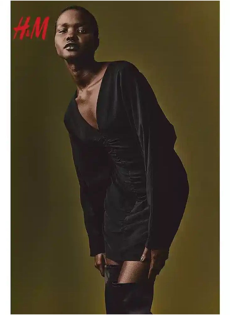 H and M - HM Women's New Loose Lightweight Comfortable And Fashionable Dress - Image 1
