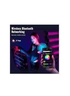 Zhiyun ZHIYUN CINEPEER C100 100W RGB Stick Light [Official] LED APP Control Video Light Wand Handheld 2700K-6500K CRI 95+ TLCI 98+ Continuous Output Light for 6*4500 mAh Photography 14.3" Tube Light Standard  - Image 3