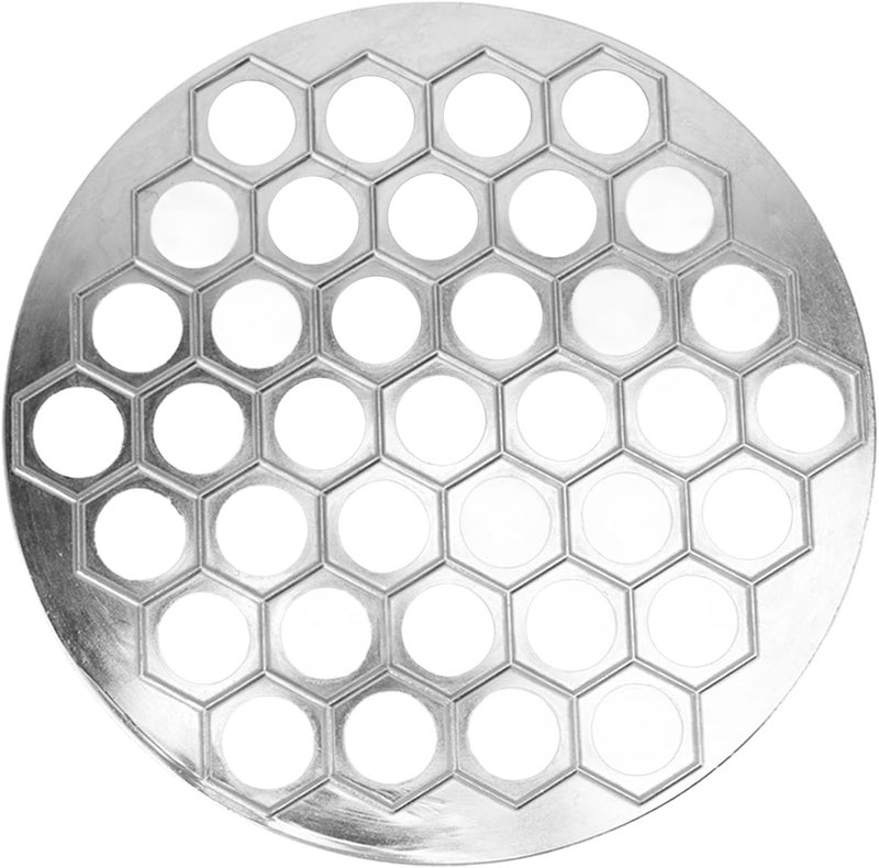 Ravioli Maker Dumplings, Aluminum Alloy Pelmeni Maker 37 Holes Silver - Durable Design, Easy Cleaning, Family Cooking Tool (Silver) - Image 1