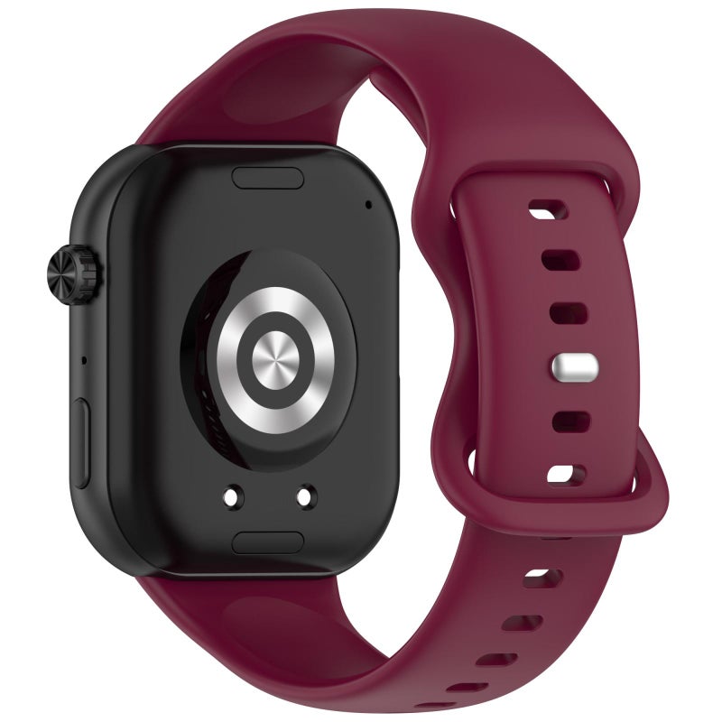 For Honor Rossini 2I Solid Color erfly Buckle Silicone Watch Band( Red) - Image 2