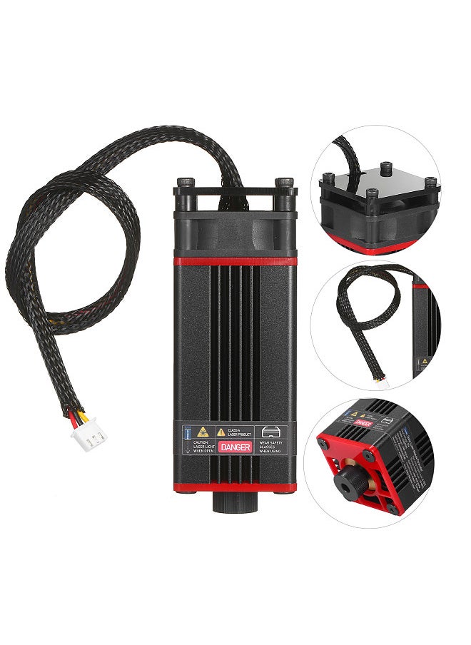 Generic - Upgrade 10W Laser Module Laser Head 450nm Blue Lase For Laser Cutting Machine CNC  DIY Laser  Wood Marking Cutting Tool - Image 1