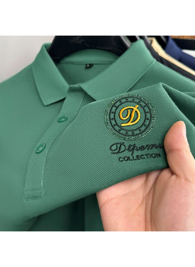 D DESIGNS Short Sleeve Polo Shirt Men Summer Trend Design Brand Embroidery  Cool Breathable Casual T-shirt Men's Clothing - Image 1