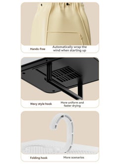 M MIAOYAN Clothes dryer household foldable dryer travel portable multifunctional small dryer  - Image 4