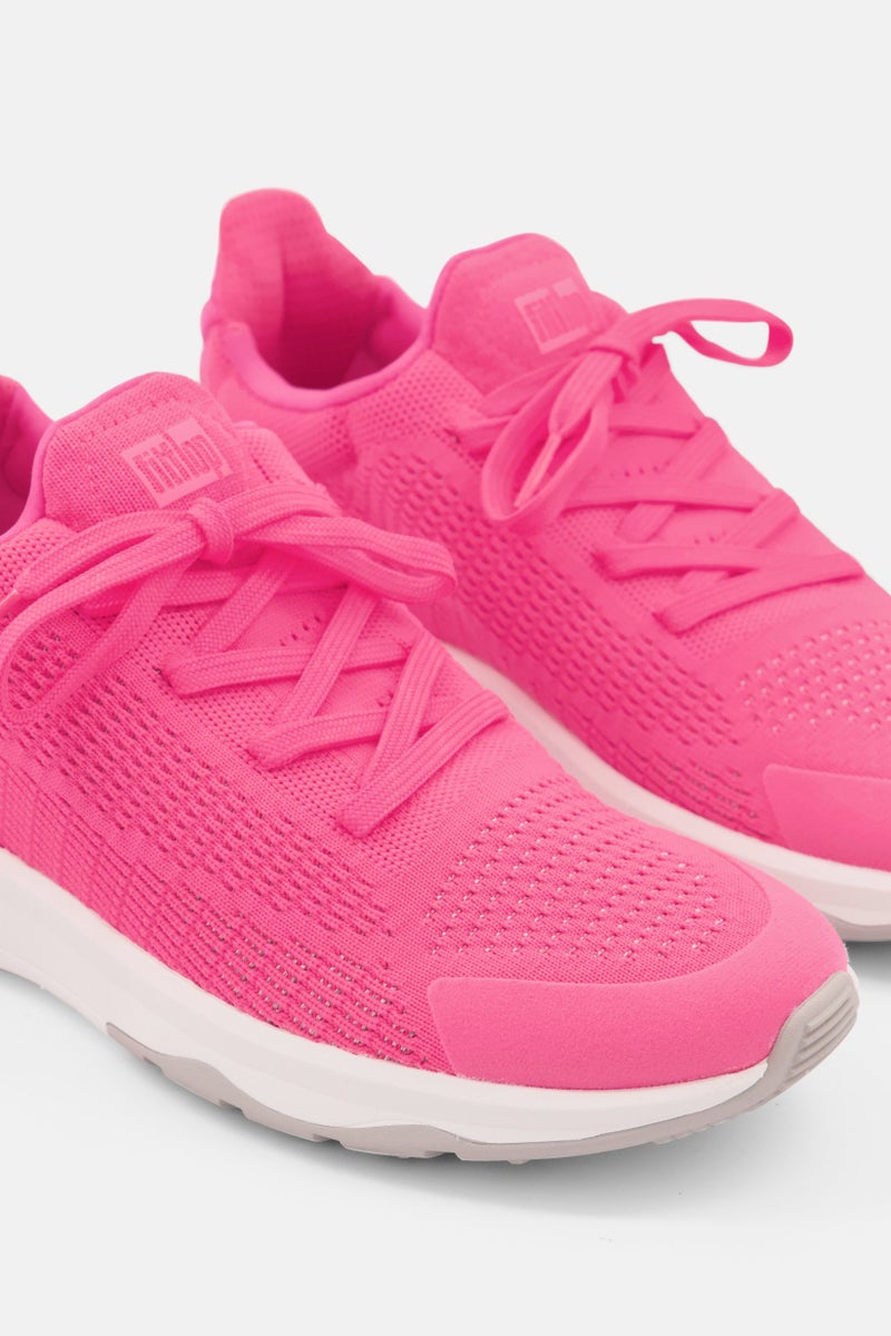FitFlop أحذية رياضية نسائية من فيتامين FFX محبوكة، وردي - Image 3