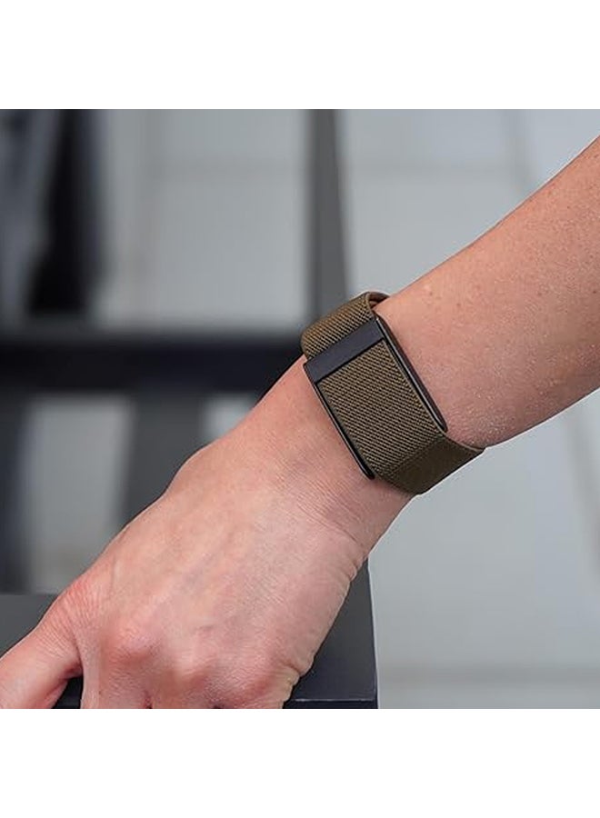 O Ozone Nylon Sport Band For Whoop 5.0 Band, Fast-Drying and Sweat-Wicking, Soft Adjustable Breathable Wristband Strap - Fitness Tracker Accessories- Green - Image 5