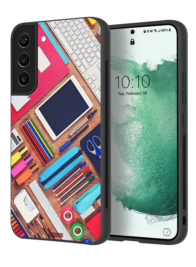 Tolwak Samsung Galaxy S22 Plus 5G Protective Case Cover Girl Hobby Desk - Image 1