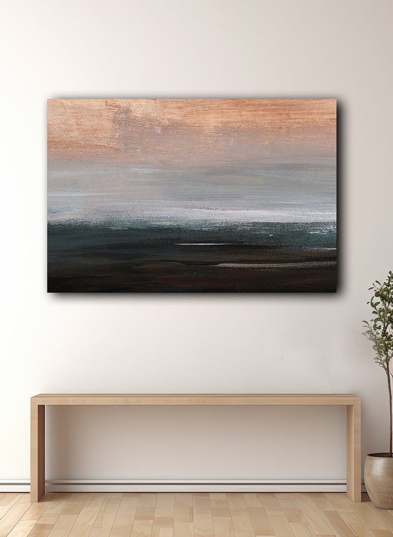 LOWHA Canvas Wall Art Stretched Over Wooden Frame with Landscape Painting - Image 2
