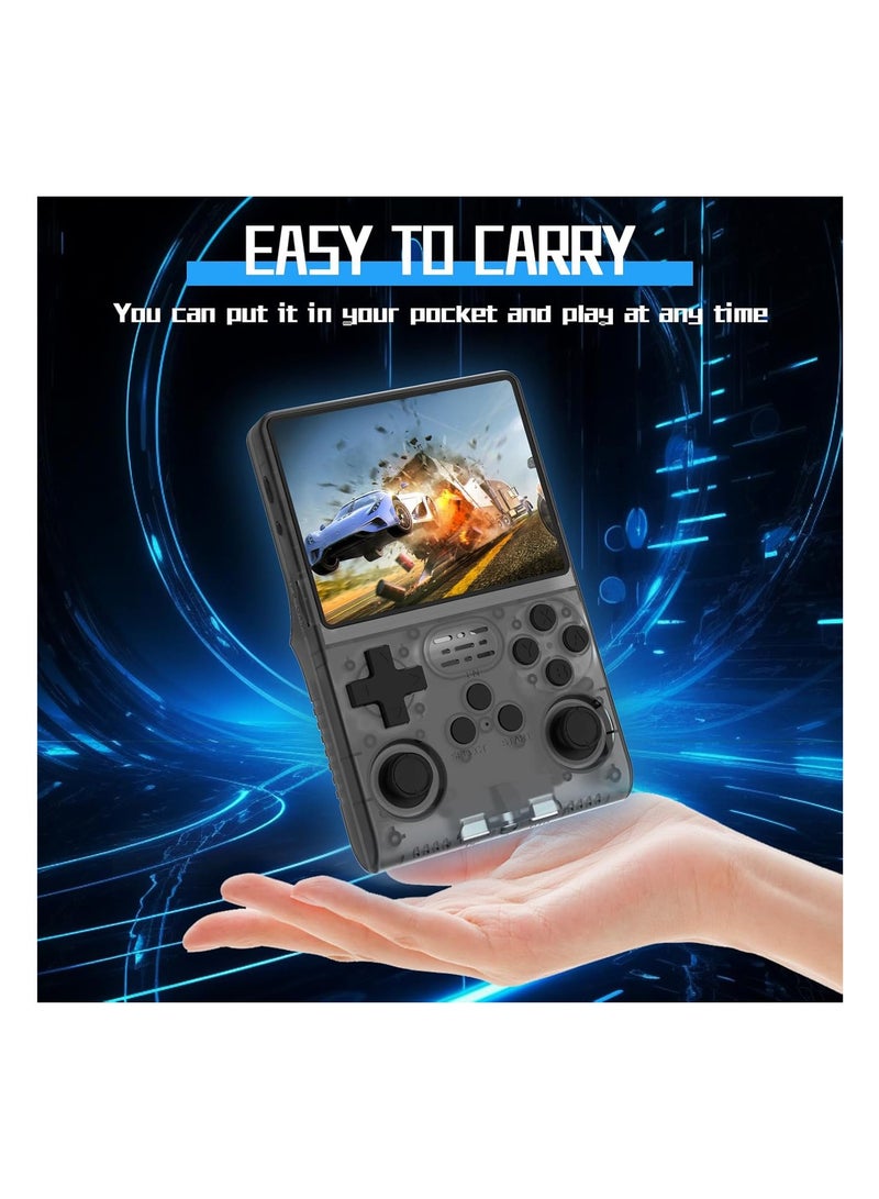 R40s Handheld Game Console 3.5 inch IPS Screen Mini Retro Console 3800mAh Portable Pocket Arcade 12+ Mainstream Emulator 256 GB TF Card Transparent Multi Color - Image 2