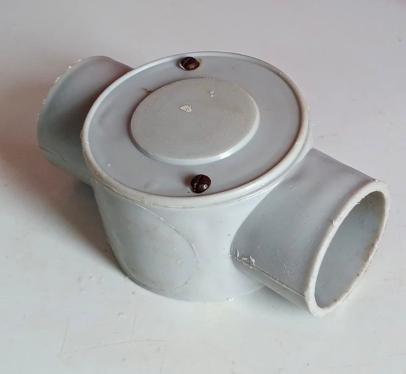 Electrical Junction Box 2 Way 1 12 Height 50mm Grey 3 Pcs  - Image 5