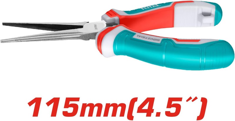 TOTAL Mini Needle Nose Pliers 4.5" - Image 2