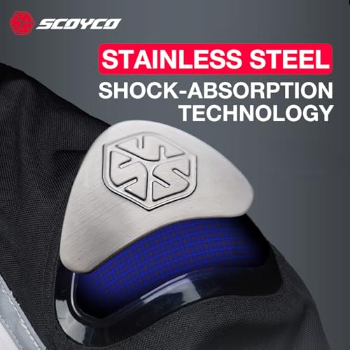 Scoyco جاكيت دراجة نارية سكويكو شبكي جاكيت ركوب دراجة نارية قابل للتنفس 4 مواسم - Image 5