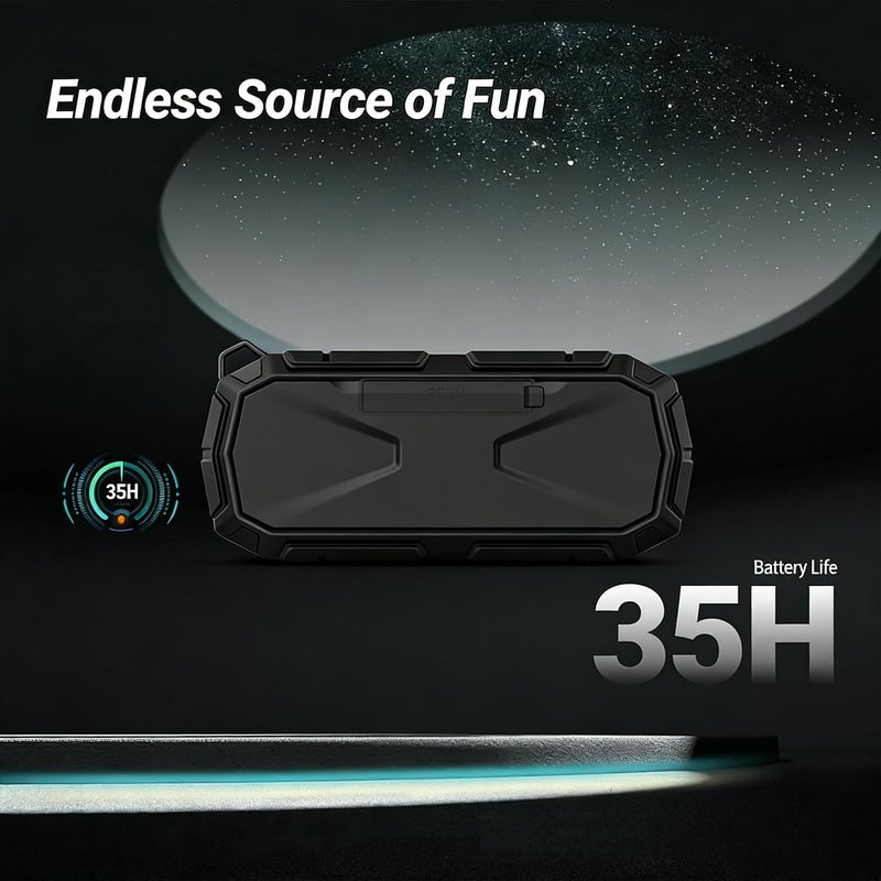 OMIRE 5W Portable Wireless Speaker,Speakers Bluetooth Wireless, IPX7 Waterproof Speaker, Up to 35H Playtime, TWS Pairing, Loud Stereo Sound & Punchy Hands-Free Call for Outdoor, Travel, Home - Image 5