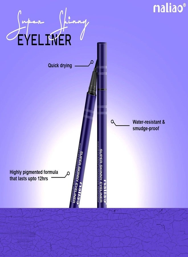 maliao ملياو آيلاينر فائق النحافة | مقاوم للعرق والرطوبة | تركيبة مقاومة للنقل | دقة تدوم طويلاً | 1.5 مل - Image 4