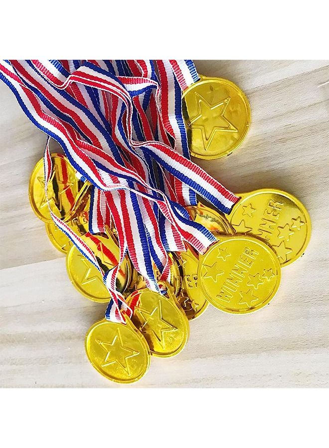 Plastic Medals 20pcs Winning Medals Kids Party Medals for Athletic Games Competition Times Party Decorations - Image 4