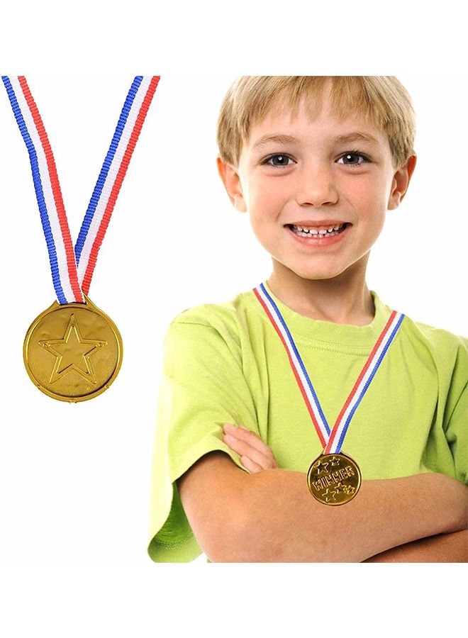 Plastic Medals 20pcs Winning Medals Kids Party Medals for Athletic Games Competition Times Party Decorations - Image 3