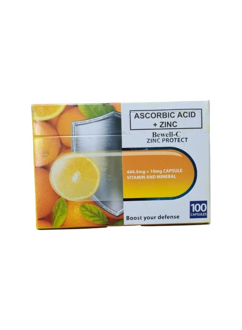 كبسولات بيويل-سي لحماية الزنك ٥٠٠ مجم