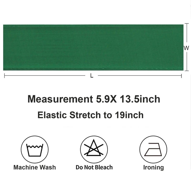 Gankar 50pcs Stretch Spandex Chair Sashes for Wedding Chair Bands with Buckles  Dark Green Chair Bows for Party Banquet Theme Event Decorations (50 Pieces  Dark Green) - Image 5