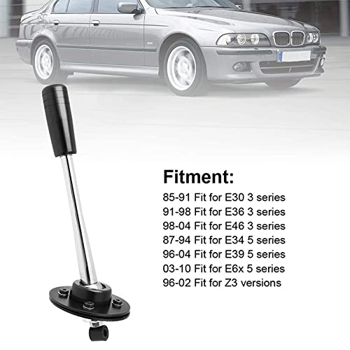 RYANSTAR RACING 265MM Drift Tuning Adjustable Short Shifter Lever Handle Compatible with BMW 1985-2010 3/5 Series E30 E36 E46 E34 E39 Z3 Black - Image 4