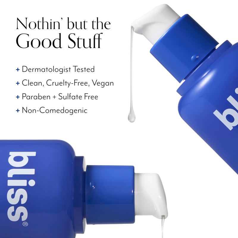Bliss Glycolic + Polyhydroxy Acid Renew & Smooth - Night Serum - Gently Exfoliate Skin - Hydrating Squalane - Vegan & Cruelty-Free - 1 Fl Oz - Image 4