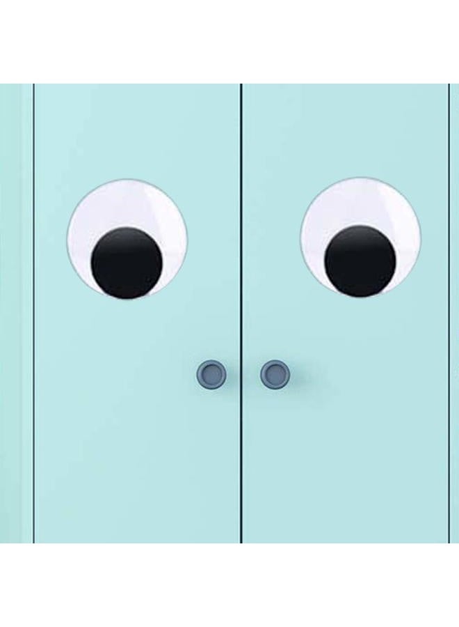 TrlaFy Giant Wiggle Googly Eyes with Self Adhesive Large Black Plastic Eyes for Crafts 2 Inch 3 Inch 4 Inch Set of 8 - Image 4