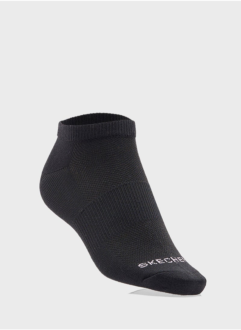 SKECHERS 3 Pack Non Terry Low Cut Socks  - Image 4