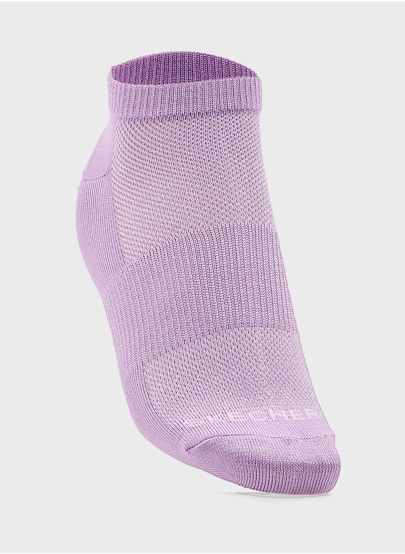SKECHERS 3 Pack Non Terry Low Cut Socks  - Image 5