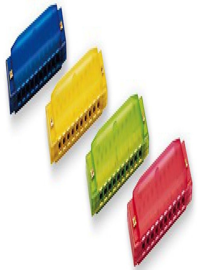 Hohner هارمونيكا شفافة ملونة للأطفال، ألوان متنوعة - Image 2