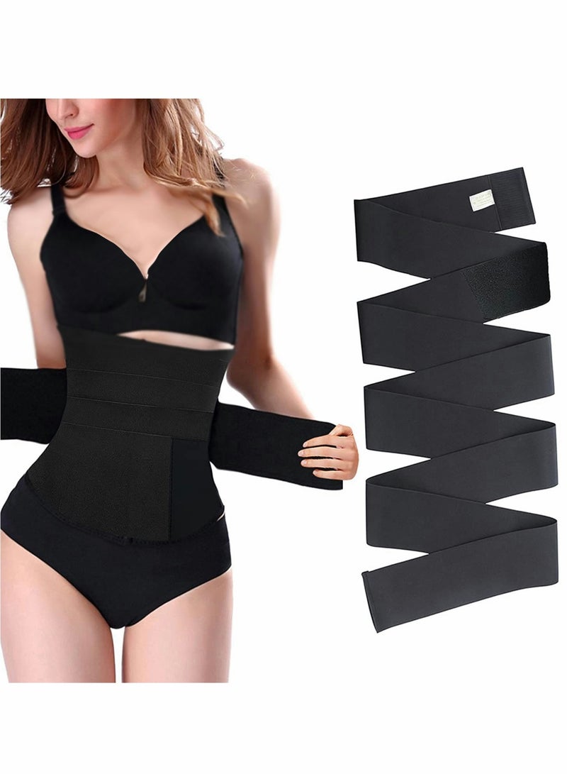 Waist Belt, Wrap Waist Trainer for Women, Tummy Wrap Waist Trimmer Belt Slimming Body Shaper - Image 1