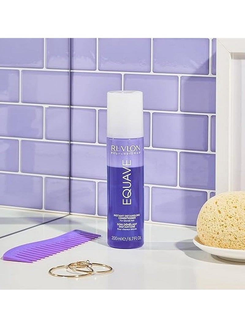 Revlon Equave Blonde Detangling Conditioner 200ml - Image 4