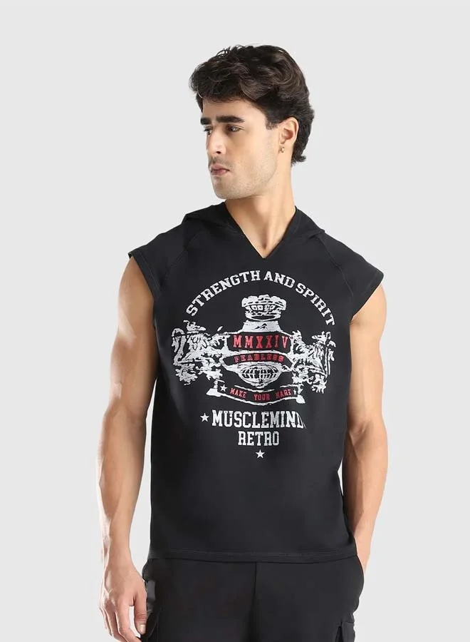Men's Sleeveless Hoodie Tank