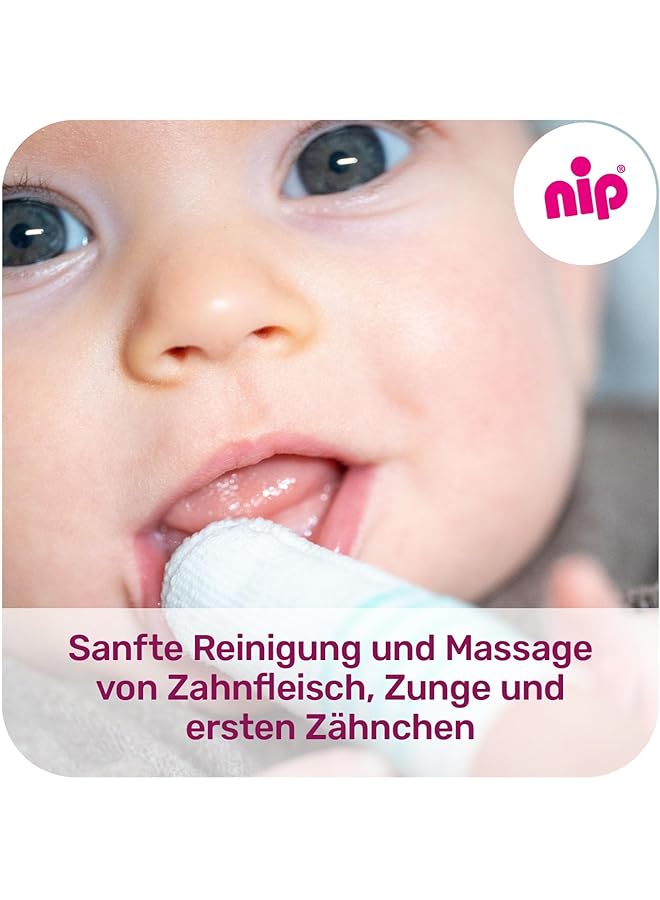 nip Mouth Cleaning Finger Mitt Green 0 12M 1 Of Piece - Image 3