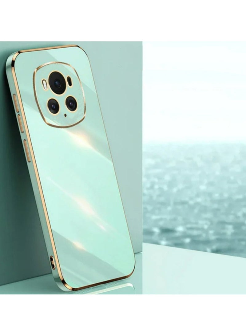 Honor Magic 6 Pro 5G Case Cover, Luxury Plating Soft Back Cover, Raised Full Camera Protection, Slim Thin TPU Mobile Phone Case 
